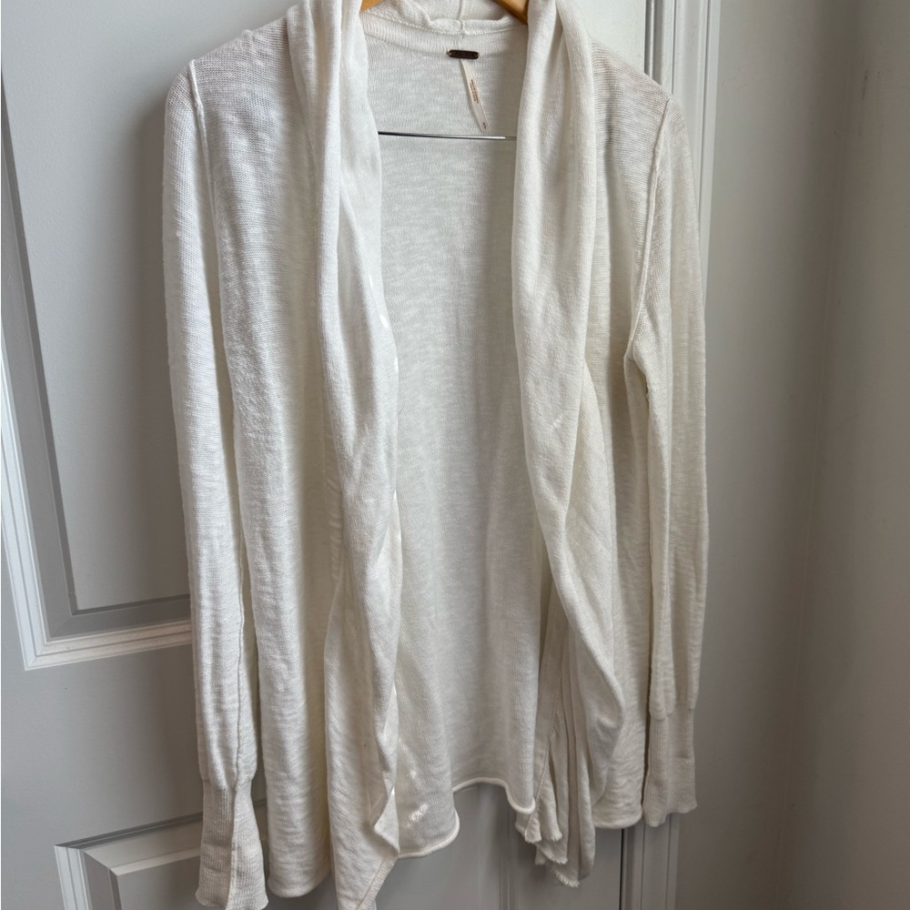 Free People Snap Button Asymmetrical Cardigan Small Women’s Sweater